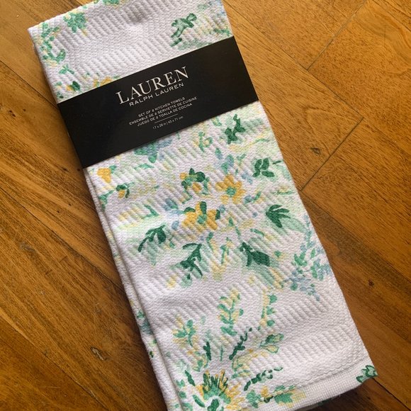 Ralph Lauren Spring Floral #2 Kitchen Towel Set - Picture 1 of 3